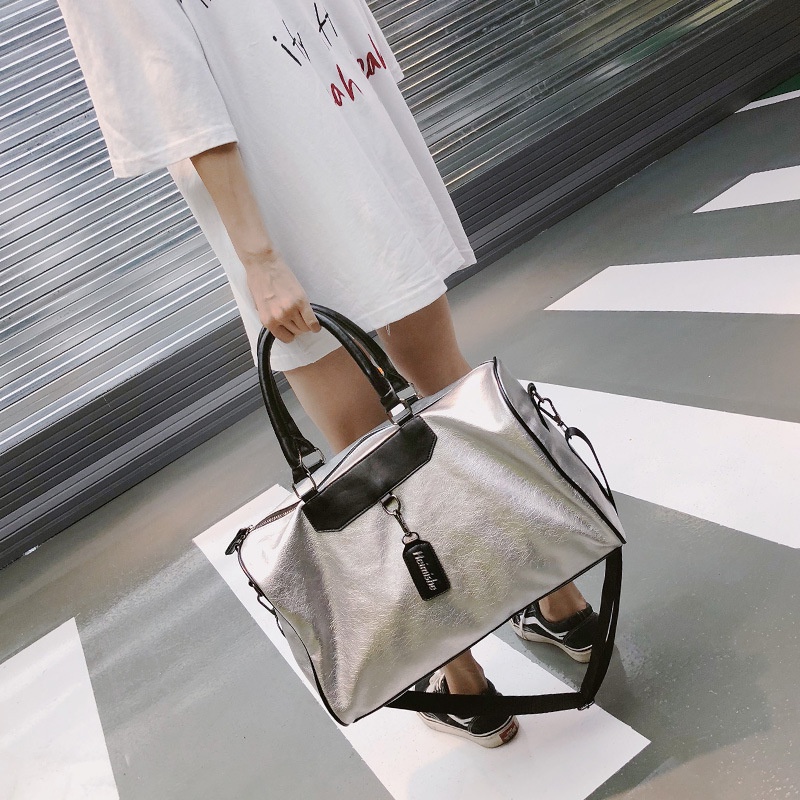 Túi Xách Du Lịch Da PU Cỡ Lớn Chống Thấm Nước Phong Cách Thể Thao Mới