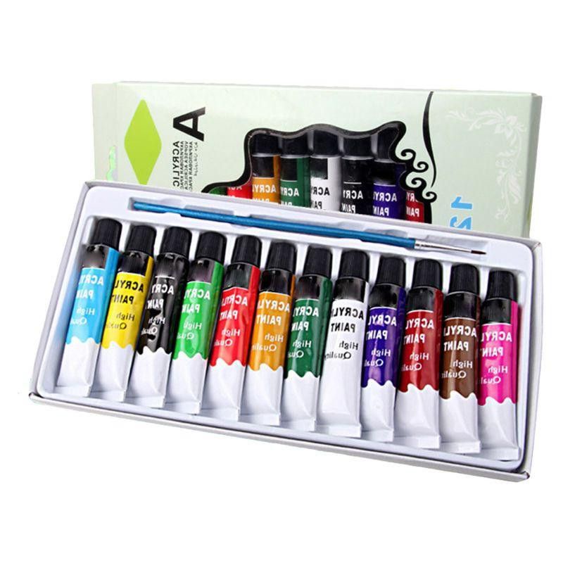 Hộp màu acrylic 12 màu 12ml