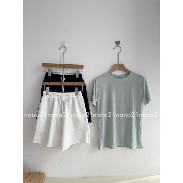 Quần short thun trơn