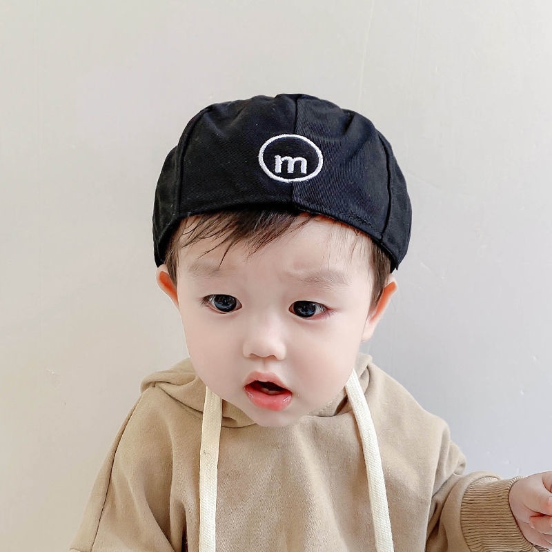 Nón Beret Mỏng Dễ Thương Thời Trang Xuân Thu Cho Bé Trai Và Gái