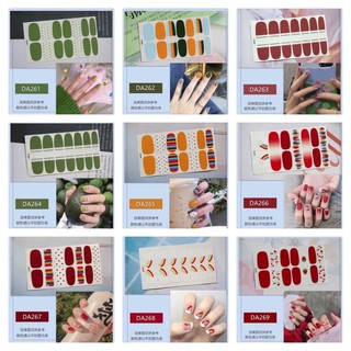 Dán móng nghệ thuật- Dán móng trang trí- Sticker dan móng - Set 14 miếng dán