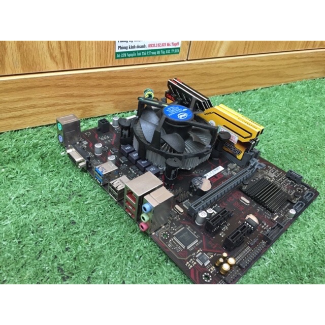 Combo khủng i3 -6100 ram 8gb buss 2666 main h110 nguồn 400 công suất thực vỏ thường