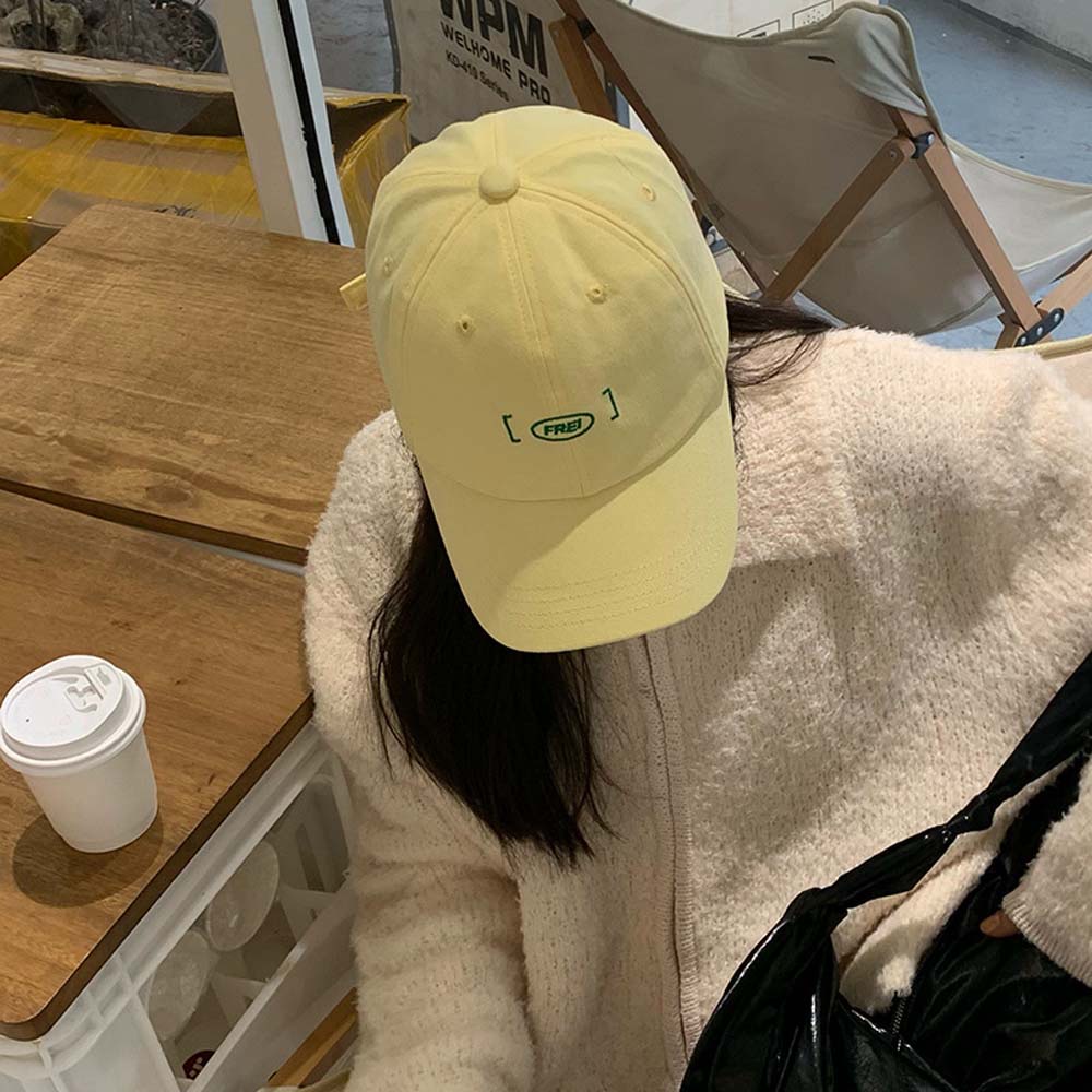 Nón lưỡi trai thêu chữ phong cách hiphop Hàn Quốc thời trang mùa hè dành cho nam và nữ