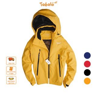 Áo Khoác Gió 2 Lớp TABALO Camping, Áo Khoác Nam Nữ Chống Nước, Cản Gió, Giữ Ấm Cực Tốt