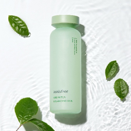 NEW 2022 Nước hoa hồng chiết xuất trà xanh Innisfree Green Tea Balancing Skin 200ml