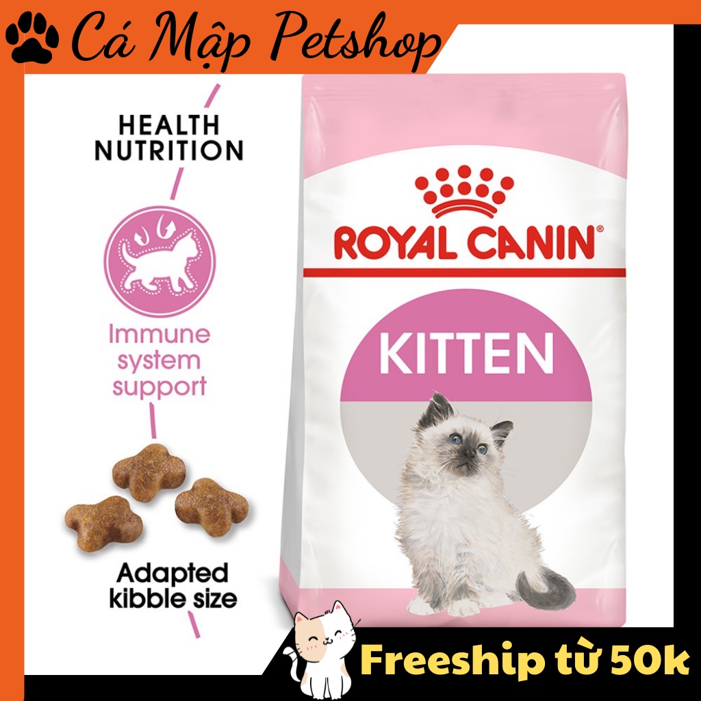 Hạt cho mèo Royal Canin Kitten, Hạt dinh dưỡng cho mèo từ 4-12 tháng - Bao 10kg