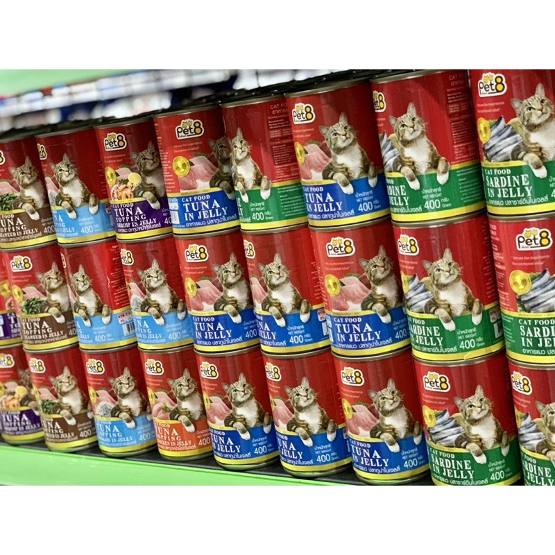 🇹🇭GIÁ ƯU ĐÃI - PATE PET8 BỔ TRỢ DINH DƯỠNG Dành Cho Mèo 400g