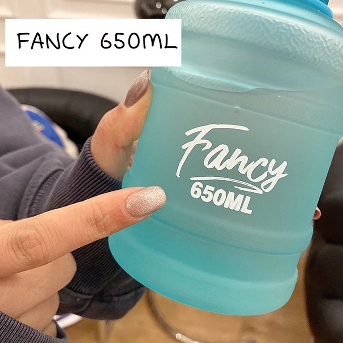 Bình đựng nước cao cấp nhiều màu hình xô Fancy 650ml