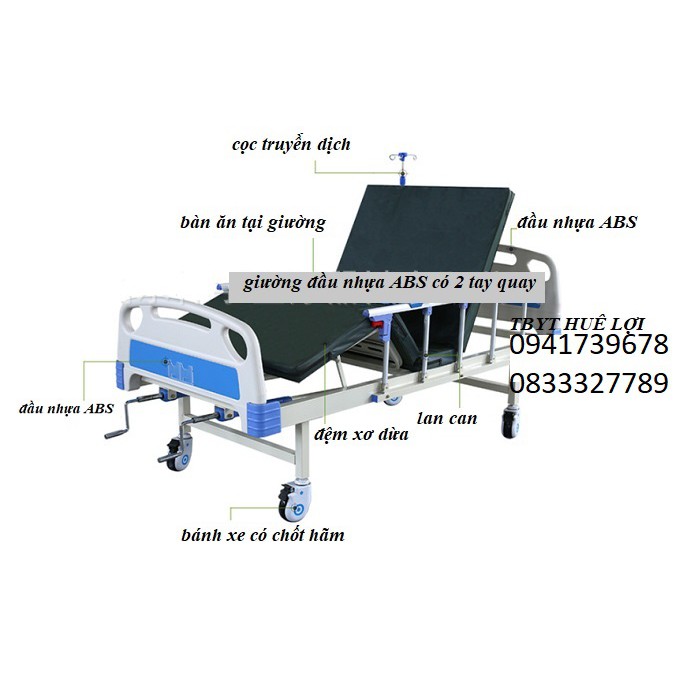 Giường y tế đa năng cho người bệnh