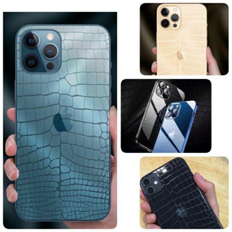 (TẶNG MIẾNG LAU)Miếng dán PPF vân da cá sấu full lỗ loa cho 7/7plus/8/8plus/x/xsmax/11/11promax/12pro/12promax