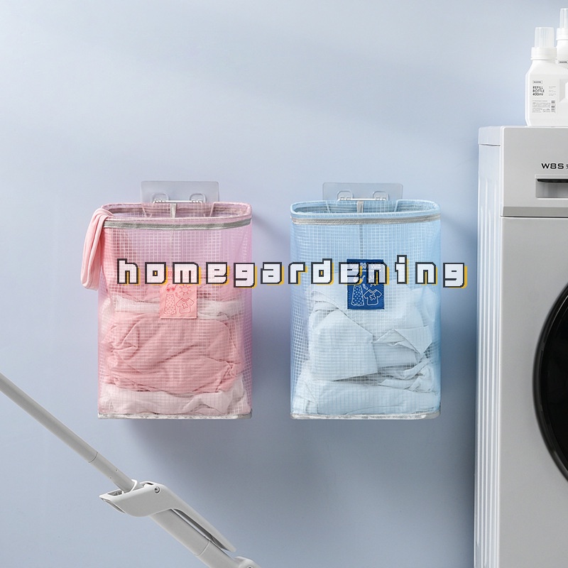 Giỏ Đựng Quần Áo Bẩn Đồ Chơi Trẻ Em Gắn Tường Có Thể Gấp Gọn