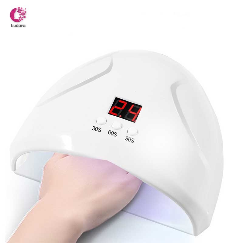 (Hàng Mới Về) Đèn Led Uv 36w Hong Khô Sơn Móng Tay Cảm Biến Hồng Ngoại Tự Động