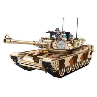 1040 - Đồ chơi lắp  ghép kiểu Lego - xe tăng M1A2 ABRAMS