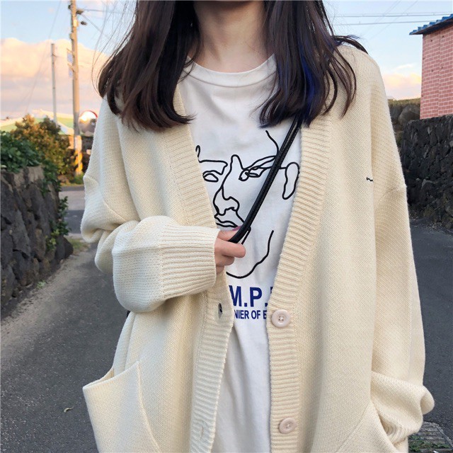 (Order ) Áo cardigan ulzzang (kèm ảnh thật) | BigBuy360 - bigbuy360.vn