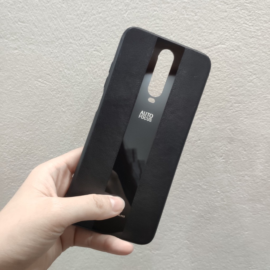 Ốp lưng Redmi K30 / K40 / K40 Pro giả da hiệu Auto focus cao cấp ( bóc lớp chống xước trước khi sử dụng )