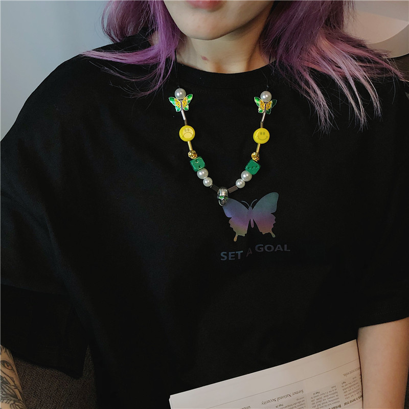 Dây Chuyền Mặt Xúc Xắc Mặt Cười Thời Trang Phong Cách Hip Hop 22641