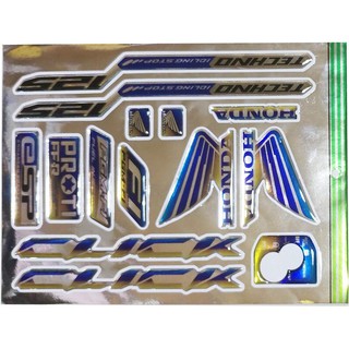 BỘ DECAL TEM XE CLICK NỔI