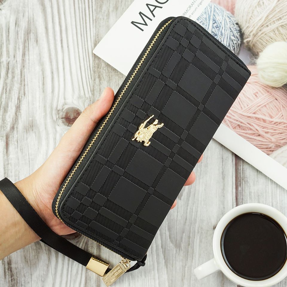 Ví Cầm Tay Nam, Ví Dài Fullbox Chất Da Cao Cấp Mềm Mịn Không Bong Tróc