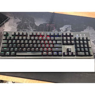 phím cơ Fuhlen Eraser Rainbow blue switch [ có kê tay]