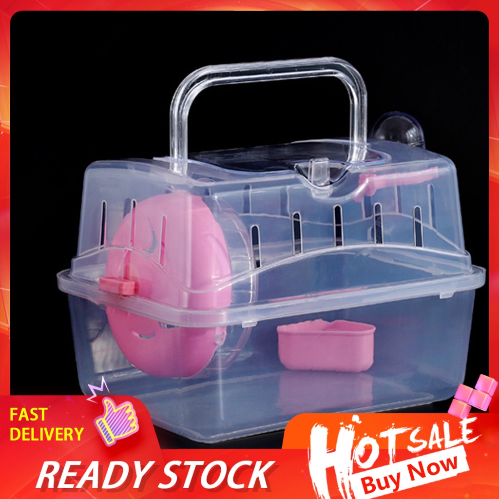 Hộp nhựa đựng thức ăn cho chuột hamster tiện dụng