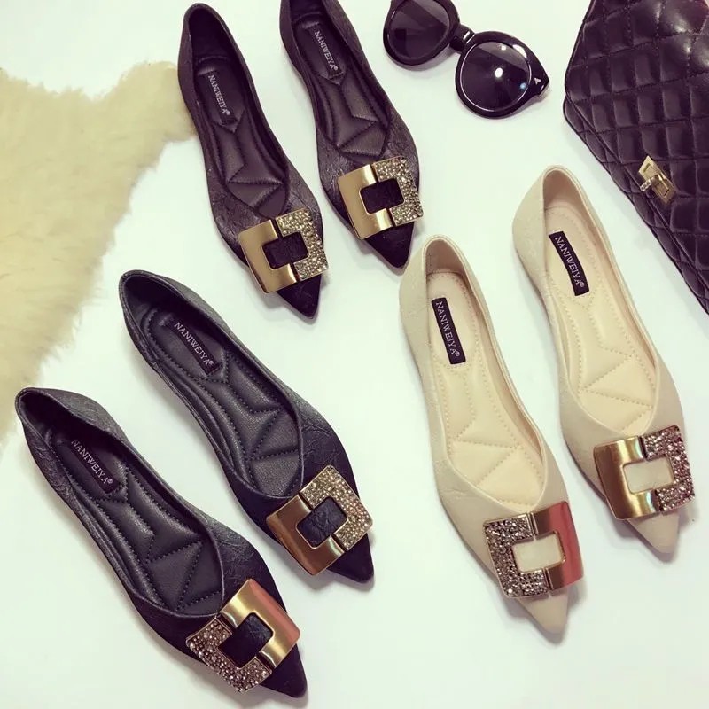 Giày mũi nhọn thời trang phong cách Hàn Quốc dành cho nữ | BigBuy360 - bigbuy360.vn