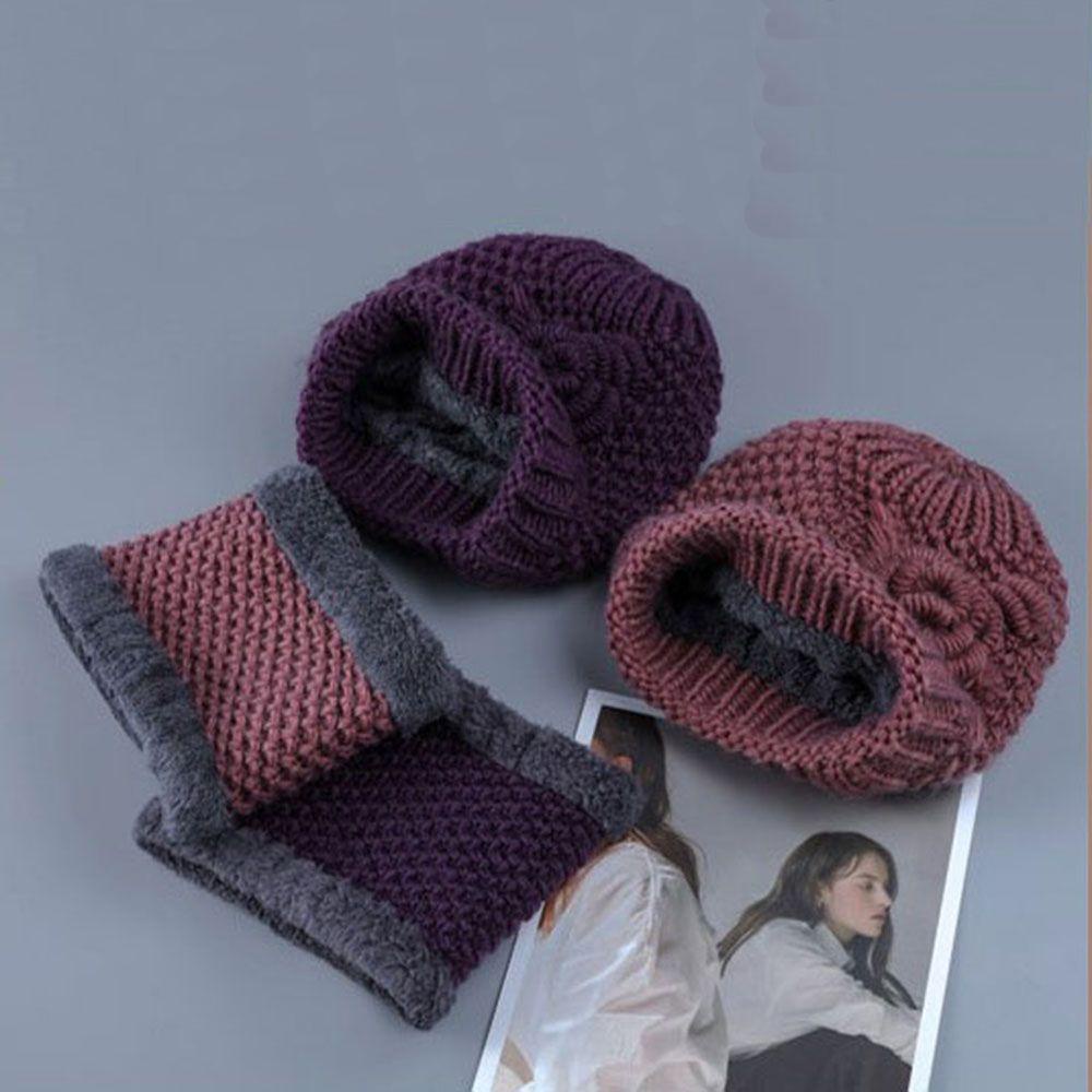 SUMU Mũ beanie Trùm Đầu Giữ Ấm Cho Phụ Nữ Lớn Tuổi
