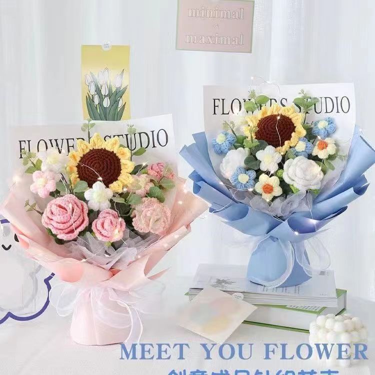 Bó Hoa Tulip Nhân Tạo Handmade Làm Quà Tặng Lễ Tình Nhân