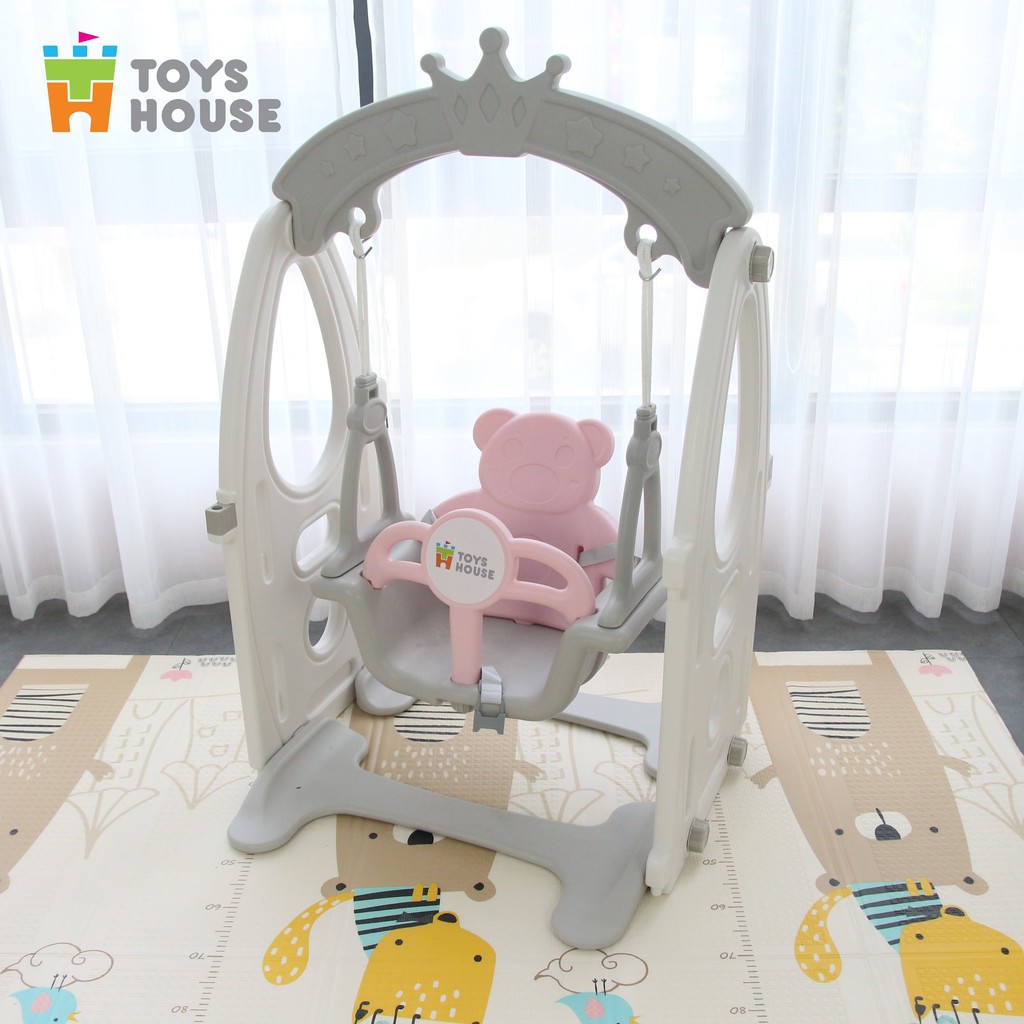 Xích đu cho bé hình lâu đài Toyshouse