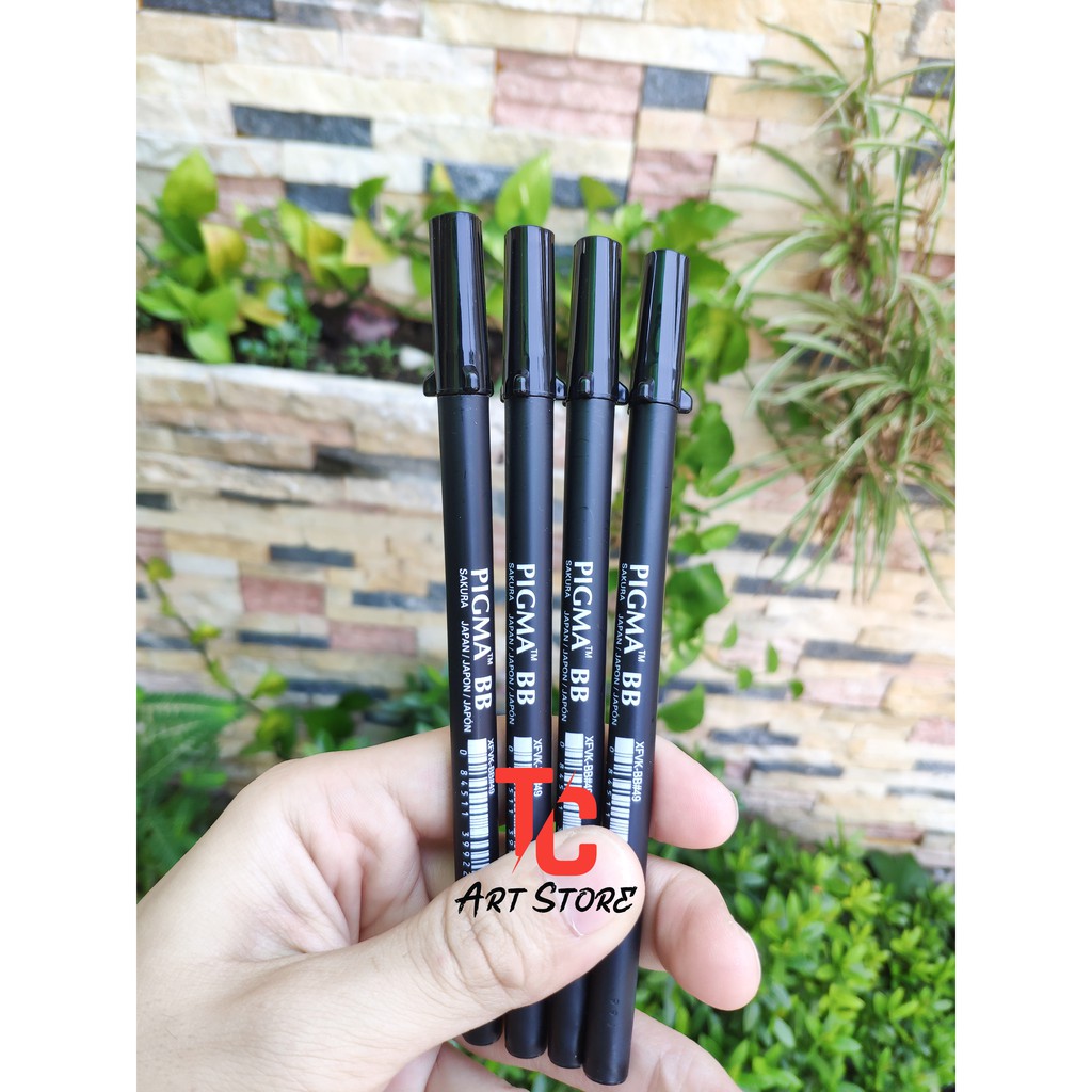 Bút kim vẽ kỹ thuật  PIGMA  Brush (size FB,MB,BB)