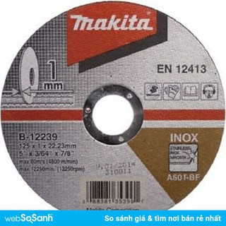 Đá cắt inox 125 b-12239