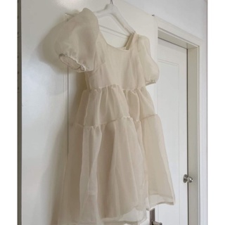 ĐẦM BABYDOLL MÀU KEM