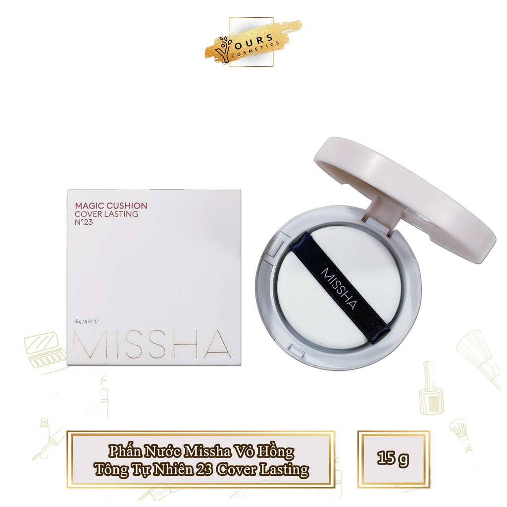 [Auth Hàn] Phấn Nước Kiềm Dầu Missha Tông Tự Nhiên 23 Magic Cushion Cover Lasting SPF50++++ | BigBuy360 - bigbuy360.vn