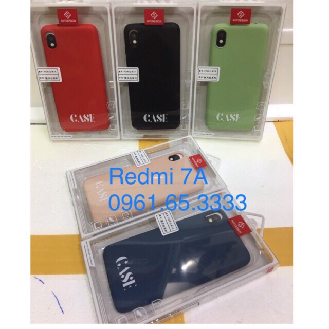 Ốp chống bẩn silicon KT Design cho Redmi 7A