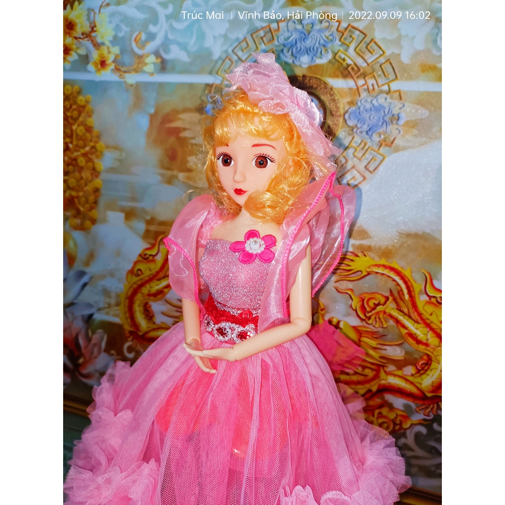 Búp Bê nàng tiên xinh đẹp 60cm có đèn 5D siêu đẹp tự di chuyển cao 60cm