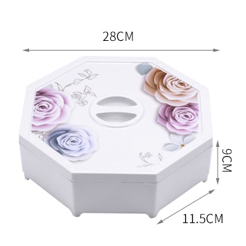 KHAY MỨT, BÁNH KẸO TẾT HÌNH LỤC GIÁC NHỰA CỨNG CAO CẤP