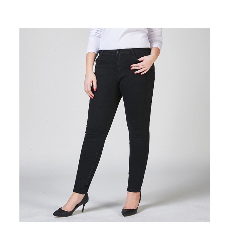 quần jean đen thun big size cổ điển size lớn 65-100kg
