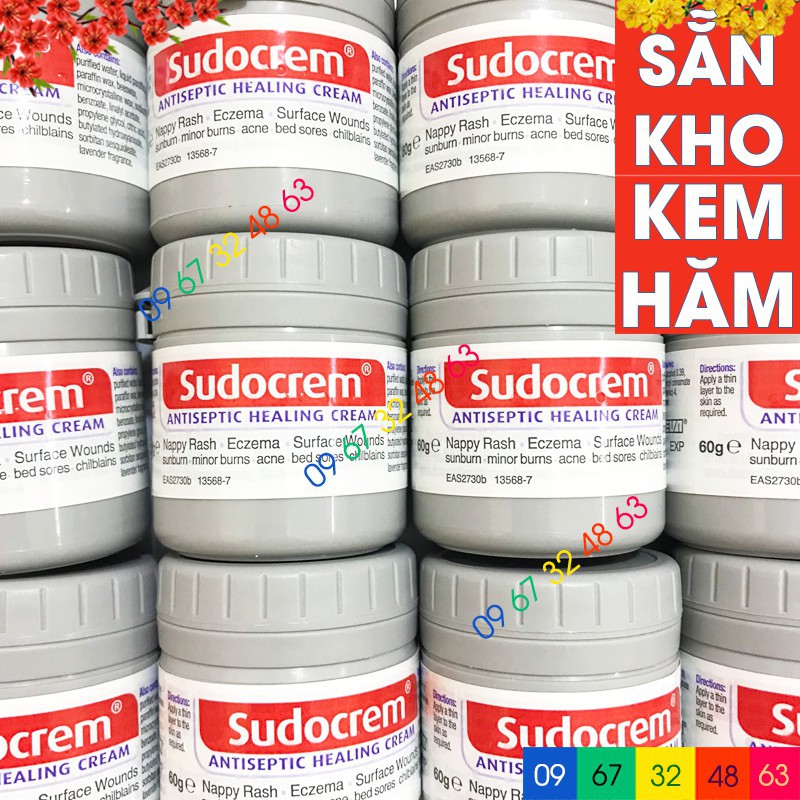 Kem hăm tã cho trẻ sơ sinh Sudocrem nội địa Anh 60g