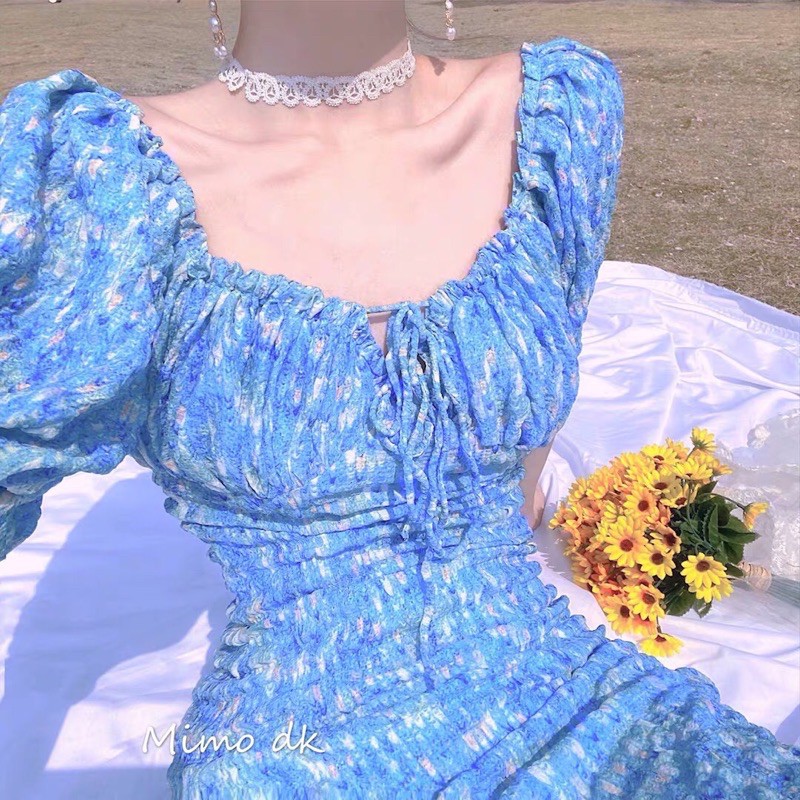 SẴN - Váy maxi xanh baby siêu xinh_có ảnh thật | BigBuy360 - bigbuy360.vn