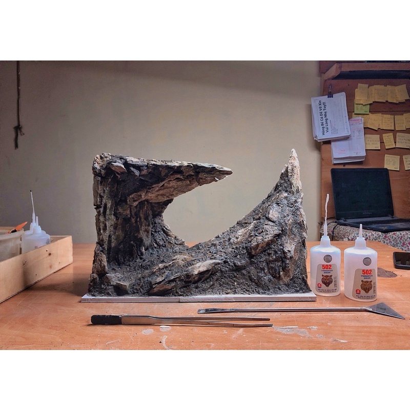 Tấm fomex dày 8mm dùng setup layout bể thuỷ sinh nhiều kích thước