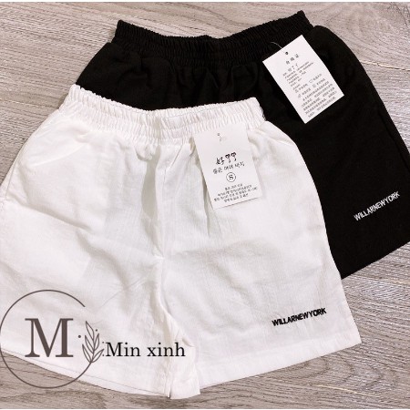 Quần Short Đũi 💖FREESHIP💖 Quần Đùi Xước Hàn - Quần Cộc Nữ Màu Đen Trắng Cá Tính SP17 | BigBuy360 - bigbuy360.vn