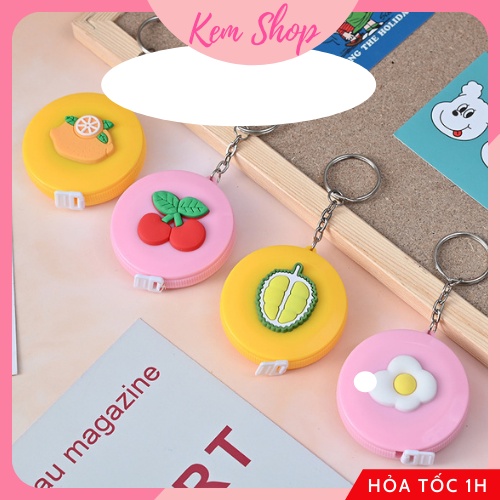 Thước Dây Cuộn Mini Dây Rút Tự Động Hình Cute Dễ Thương - K158