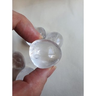 Đá thach anh trắng cuội tumbled