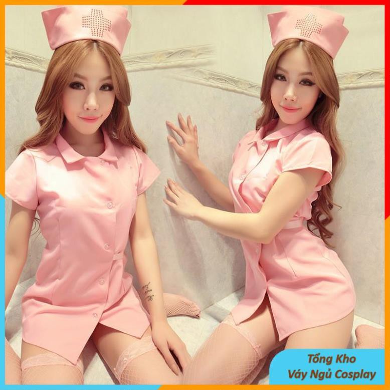 BỘ NGỦ COSPLAY SEXY TIẾP VIÊN  FULLSET VÁY ĐẦM NGỦ SEXY -TV1400 - Ivyshop | BigBuy360 - bigbuy360.vn