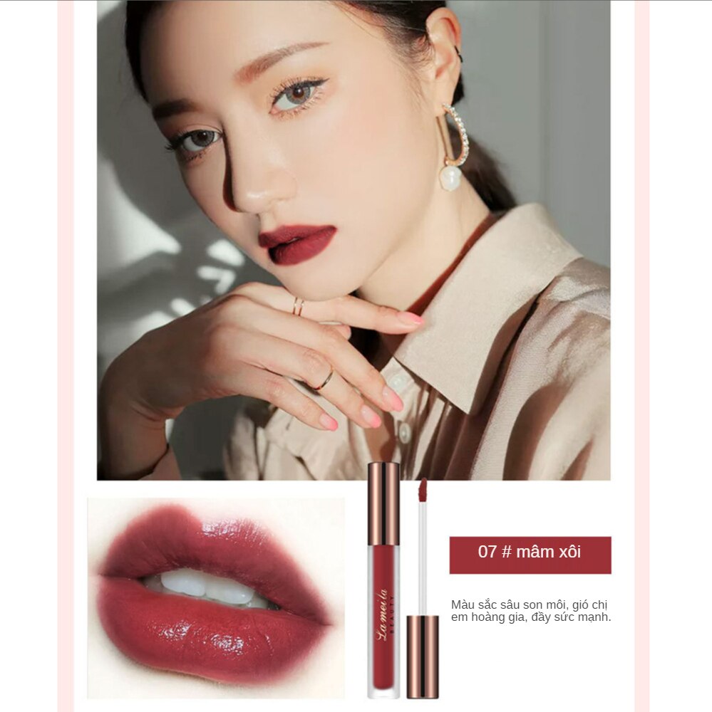 Air lip glaze, matte velvet, matte, không dễ phai, không dễ lem, chống nước tráng gương, son men giá rẻ sinh viên, dễ thi công | BigBuy360 - bigbuy360.vn
