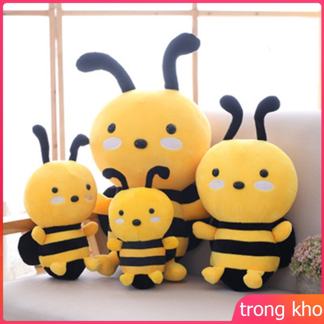 Đồ chơi nhồi bông hình con ong mềm mại có cánh dùng làm quà tặng cho bé