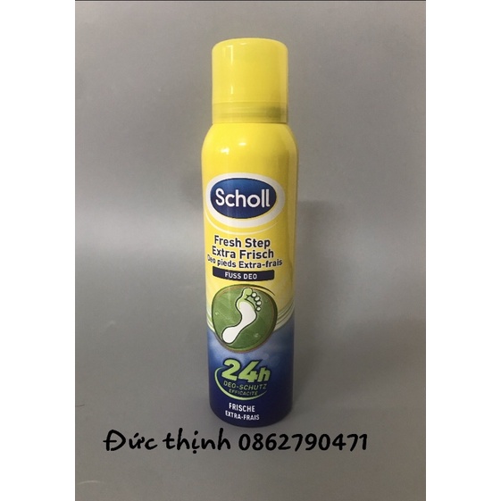 ( Bill Đức ) - Xịt Khử Mùi Hôi Chân Và Giầy Scholl Của Đức - 150ml