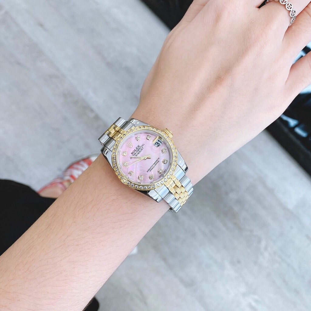 Đồng hồ Nữ R0lex oyster Cao Cấp Size 31mm Máy Quart Thụy SĨ