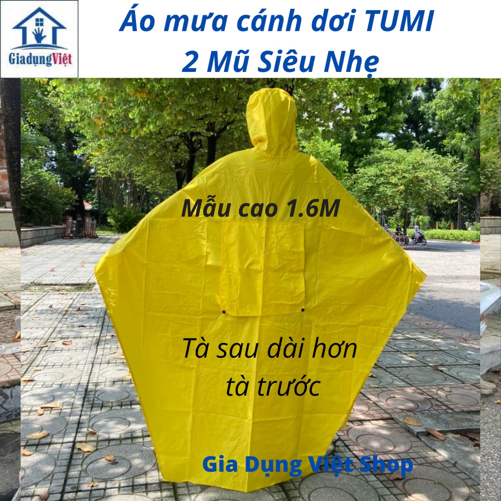 Áo Mưa 2 Đầu Siêu Nhẹ Tumi New