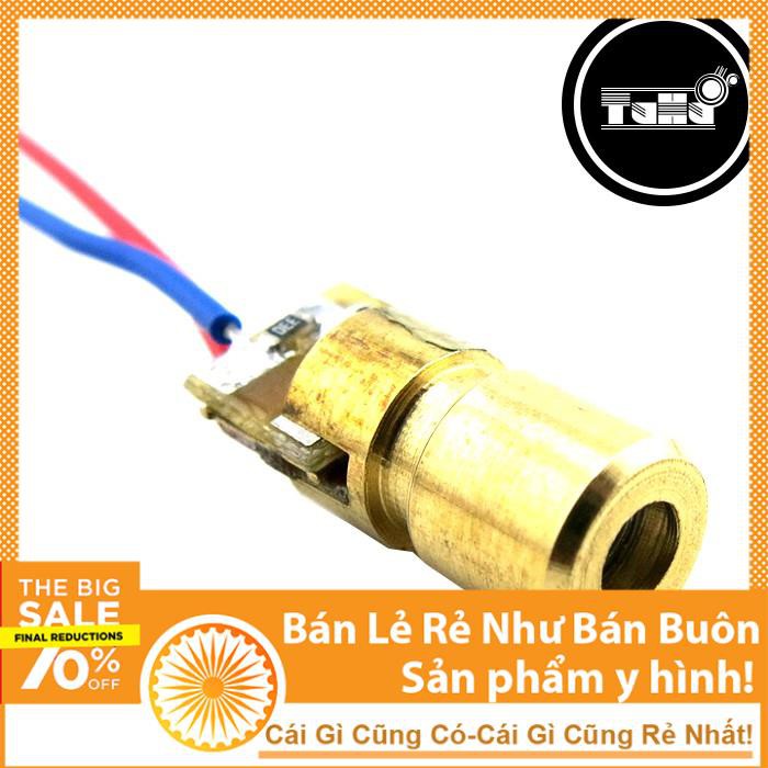 Đầu Phát Laze 3V 5mW ( Sáng Đỏ Hội Tụ)