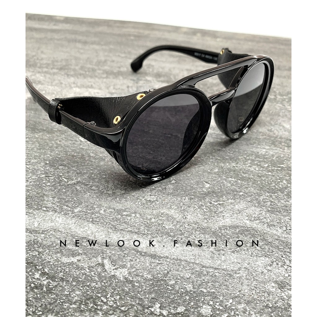 ★ KÍNH TRÒN NAM NỮ KIỂU PHI CÔNG PHỐI DA CAO CẤP CHỐNG BỤI 2 BÊN | BigBuy360 - bigbuy360.vn